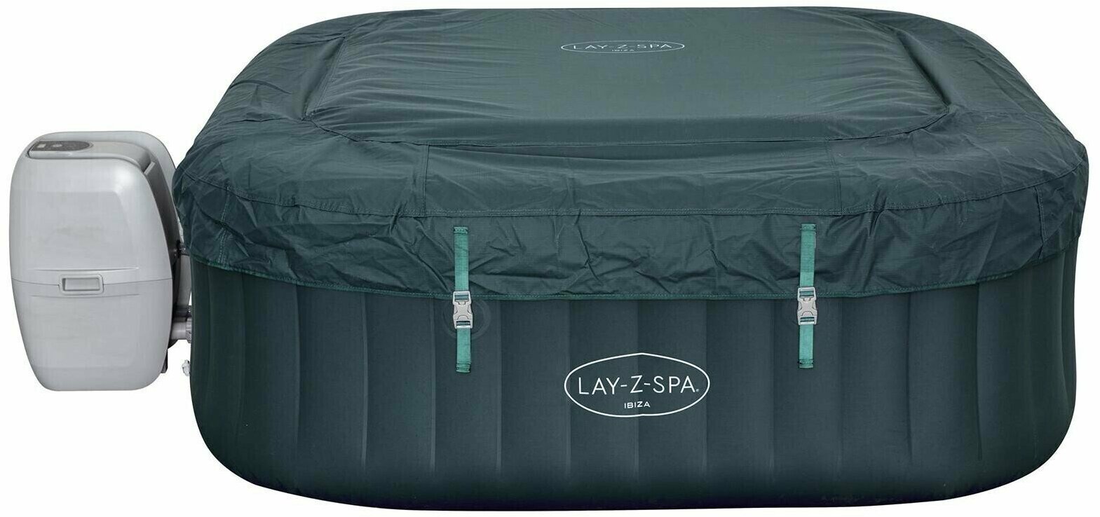 Bestway Надувной бассейн-джакузи Lay-Z-Spa: Ibiza 180*180*66 см, аэромассаж, аксессуары 60015