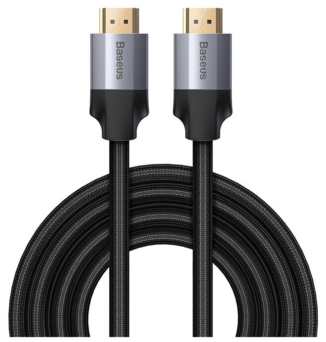 Кабель HDMI - HDMI 1.5м Baseus Enjoyment WKSX000213 4KHD черный