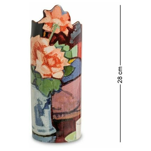 Ваза Pink Roses, Chinese Vase Сэмюэл Джон Пепло (Silhouette dart Parastone) pr-SDA21 113-107985