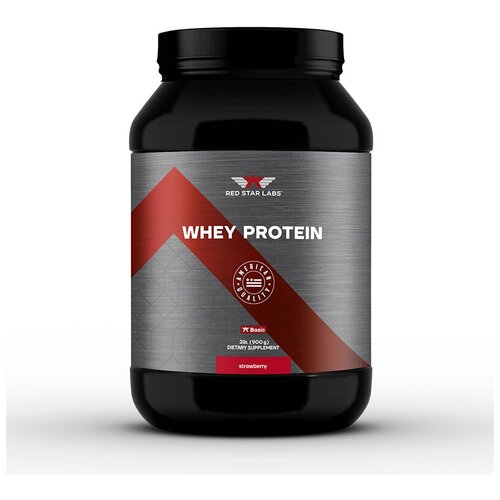 фото Протеин red star labs whey protein 900 г вкус клубника