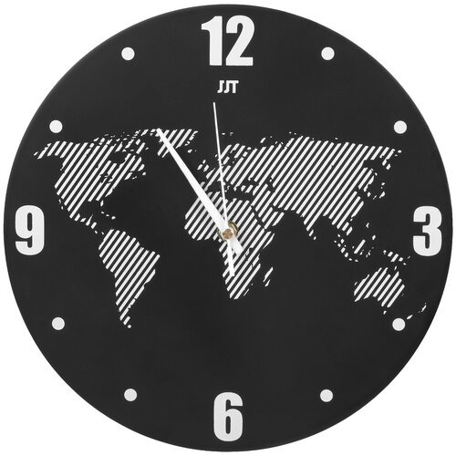 Часы настенные JJT Карта мира 29х29 см