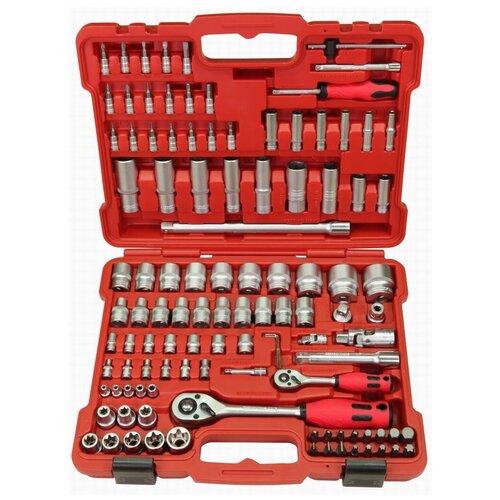 Набор инструмента Perfect Tools (Тайвань) 111 предметов (1/2“ и 1/4“) PT-S4111A-BS1 , 1 шт.