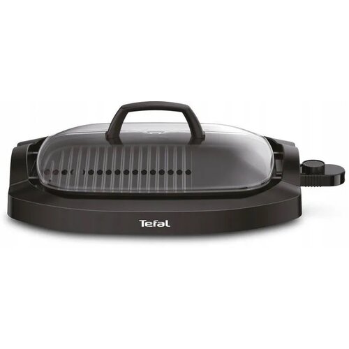 гриль tefal inicio gc242d38 серебристый черный Гриль Tefal CB6A0830, черный