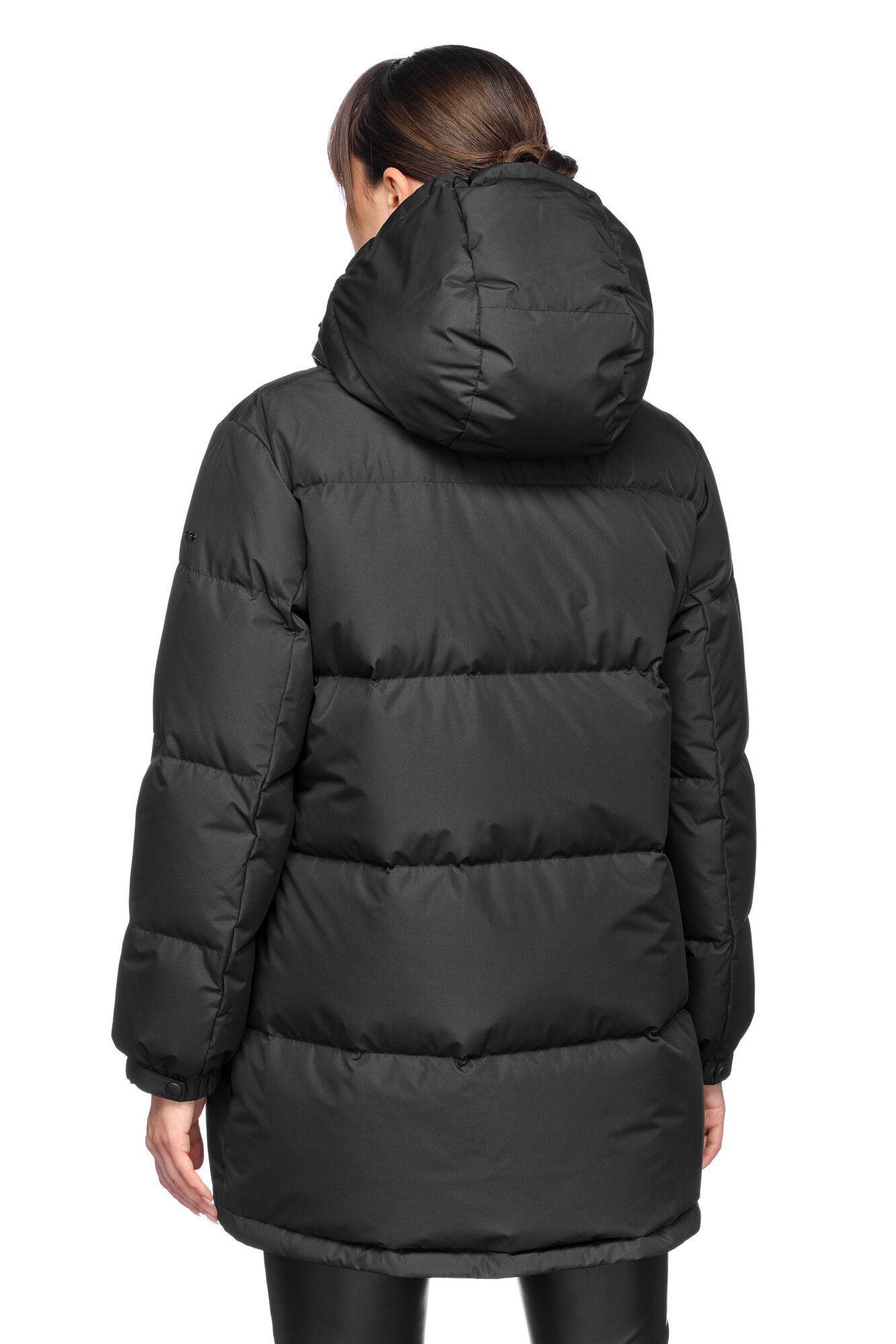 Пуховик GEOX Larysse, размер 50 RU, черный — фото 1