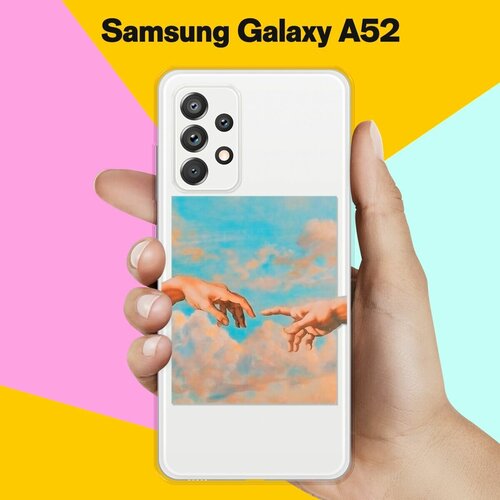 Силиконовый чехол Искусство на Samsung Galaxy A52 силиконовый чехол на samsung galaxy a52 самсунг галакси а52 горящие карты