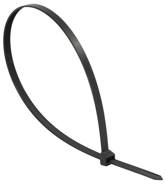 plc-fl-ctsb-4.8x400 Хомут P6.6 стандартный (ч), 4.8x400 (100шт) FlexLock PROxima EKF - фото №1