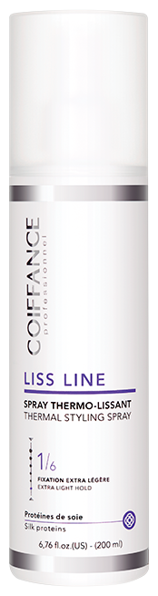 Coiffance Professionnel Спрей для выпрямления волос Liss Line Spray Thermo-Lissant, слабая фиксация, 200 мл