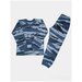 Пижама ТРИ ЛИСЕНКА для мальчиков, размер 80-86, синий