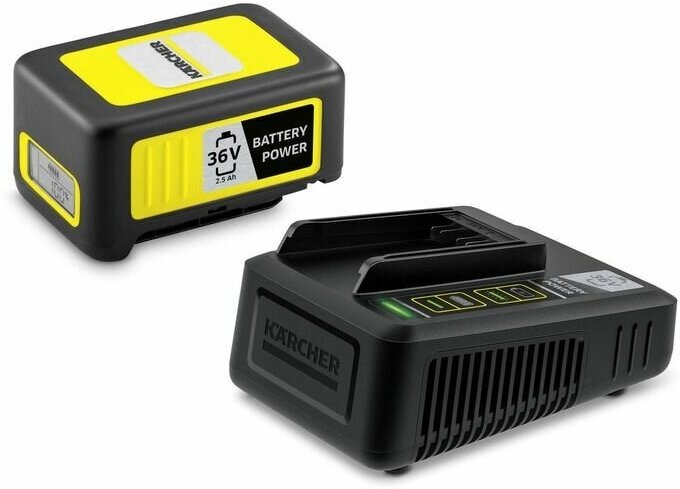 Стартовый комплект АКБ и зарядное устройство Karcher Battery Power 36/25 (2.445-064.0)
