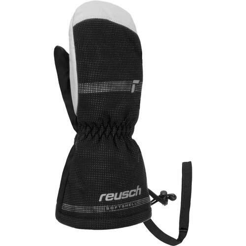 фото Варежки горнолыжные reusch maxi r-tex xt mitten black/reflective (inch (дюйм):iv)