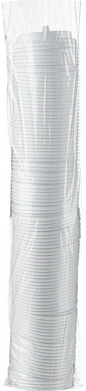 Крышка для стакана пластиковая с клапаном D=90мм, бел.,100шт./уп. HSL90 - фотография № 3