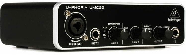 Внешняя звуковая карта BEHRINGER U-PHORIA UMC22