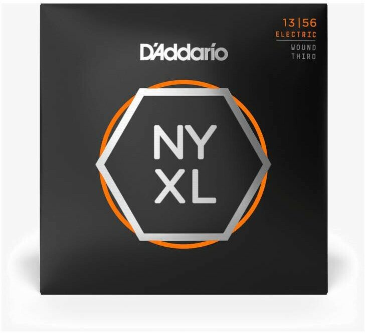 D'Addario NYXL1356W Medium Струны для электрогитары, 13-56