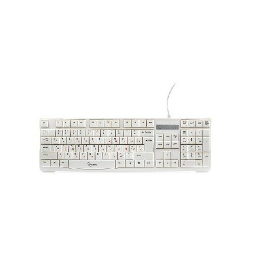 Клавиатура GEMBIRD (11090) KB-8320U-BL белый USB