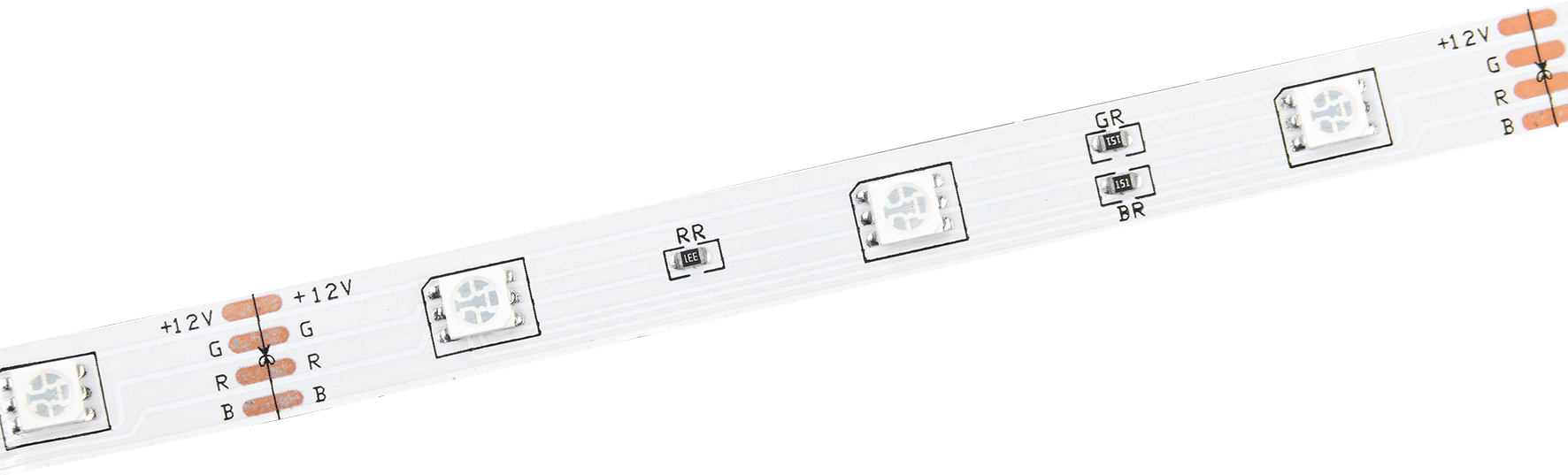 Лента LED 3м LSR-5050RGB30-7,2-IP20-12В, IEK LSR2-3-030-20-3-03 (1 шт.)