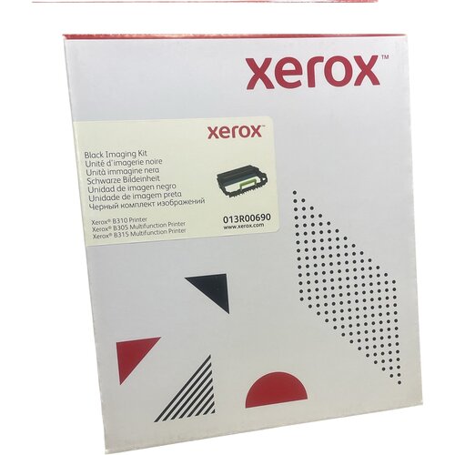 Xerox Фотобарабан оригинальный Xerox 013R00690 черный Photoconductor Drum 40K фотобарабан оригинальный oki 45103715 синий photoconductor drum 40k
