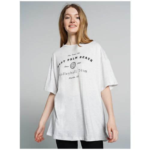 фото Футболка с кор.рукавом твое 81522 размер s, белый меланж, women