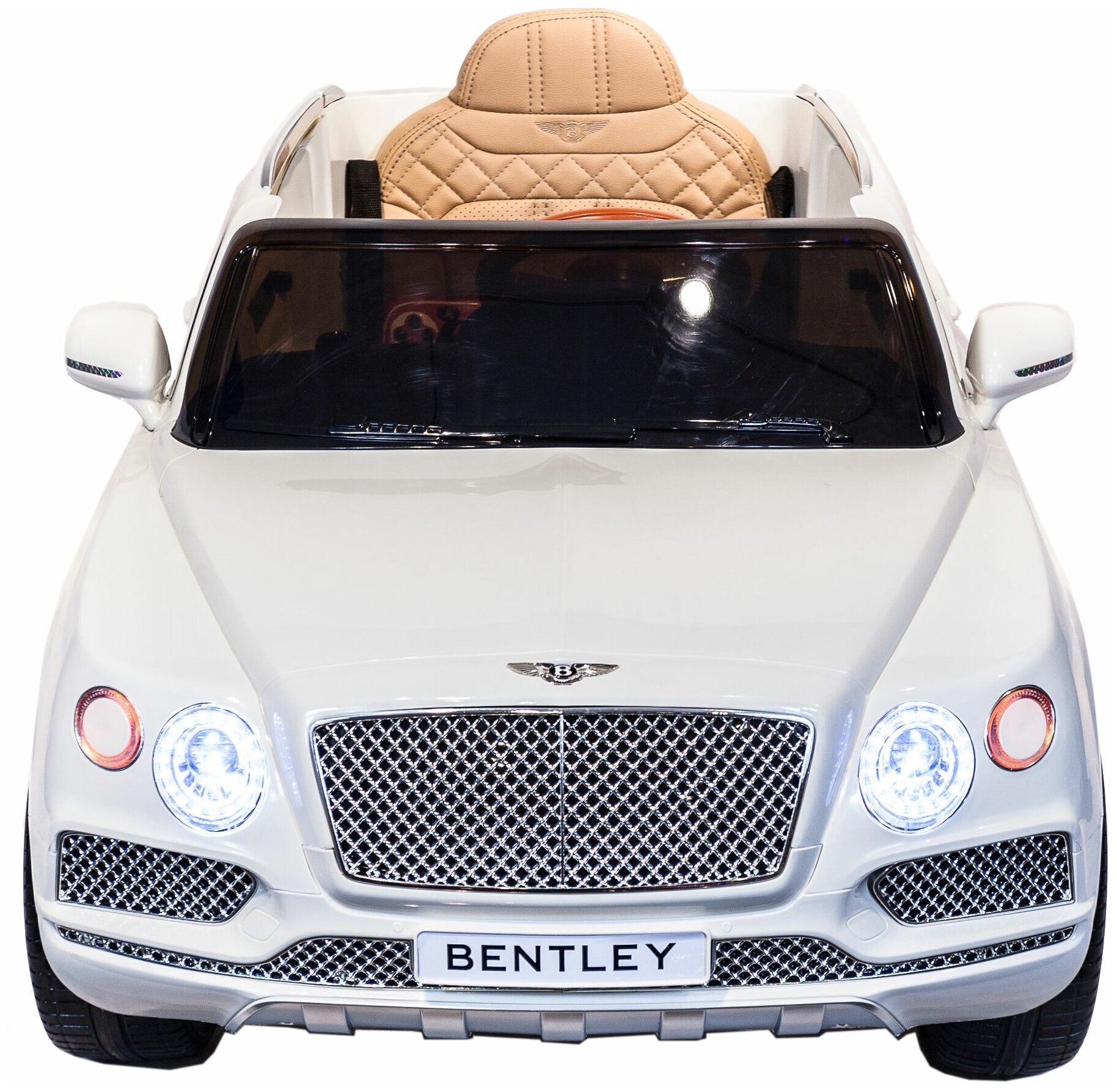 Электромобиль Toyland Bentley Bentayga, цвет: белый - фото №3