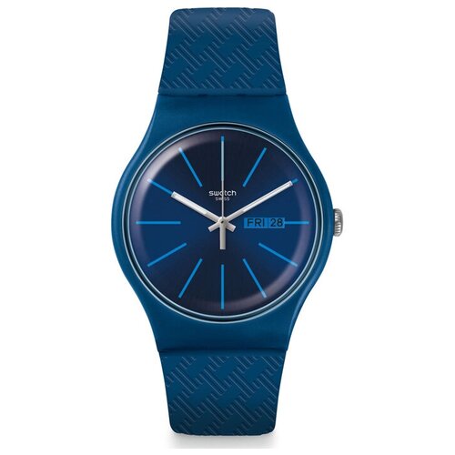 Наручные часы swatch Наручные часы SWATCH WAVE PATH SUON713, синий