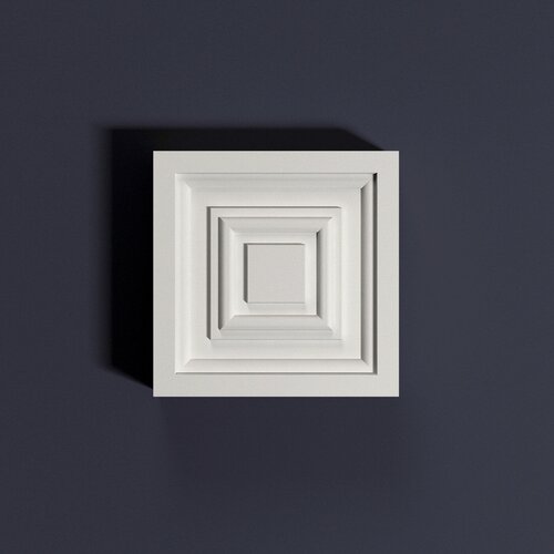 Изображение товара Вставка декоративная ударопрочная bellodeco В3 92/92 белая.