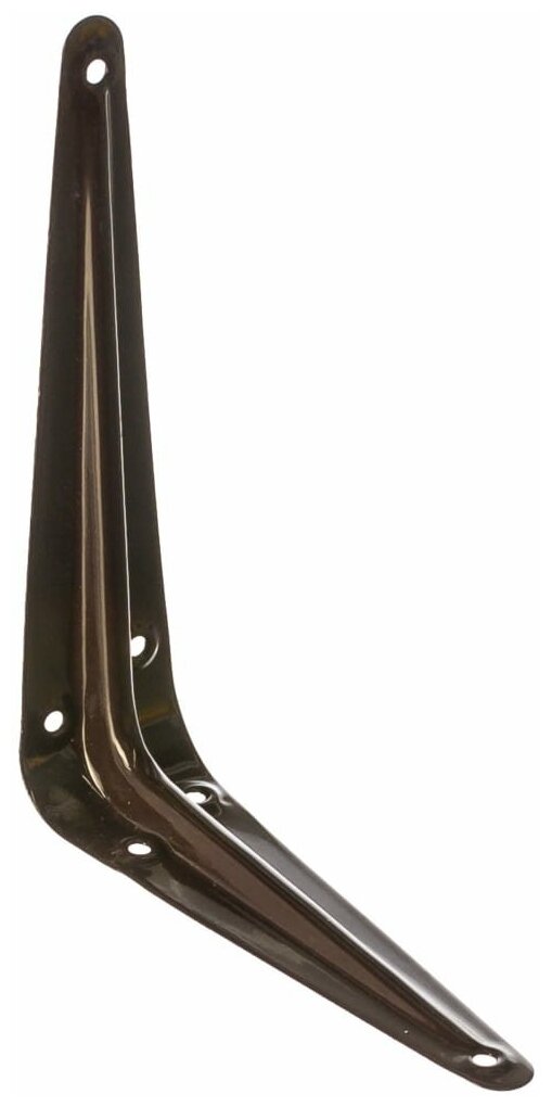 Кронштейн угловой с ребром, 125 х 150 мм, коричневый Сибртех (арт. 94023)