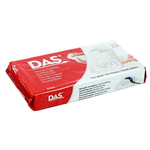 Масса для лепки самоотвердевающая, 1000 г, белый