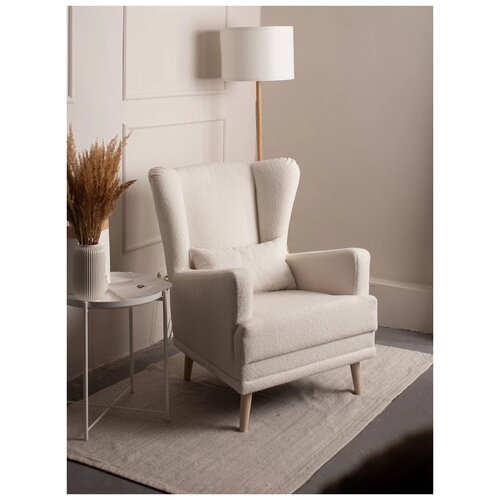 Кресло Честер в ткани букле / кресло для отдыха / кресло в гостиную