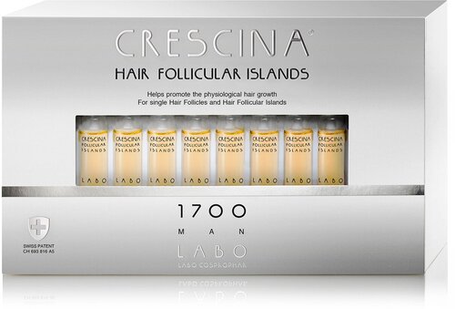 Crescina Follicular Islands 1700 Лосьон для стимуляции роста волос д. мужчин №40