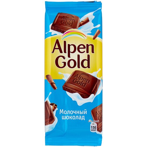 Молочный шоколад Alpen Gold, 22 плитки по 85г/ Шоколад оптом