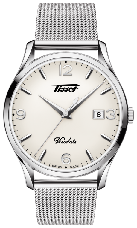 Наручные часы TISSOT Heritage, белый, серебряный