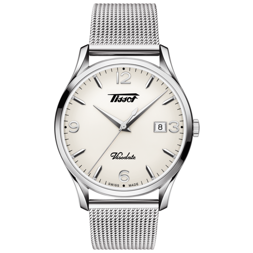 Наручные часы TISSOT Heritage, белый, серебряный