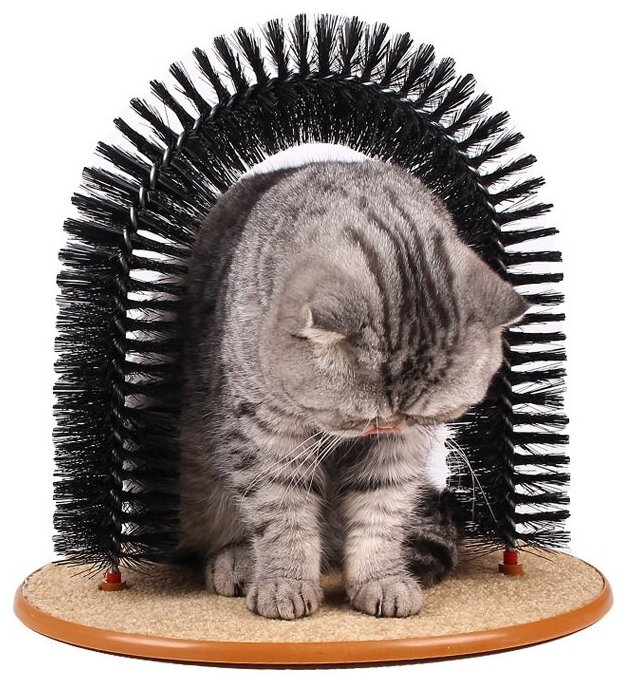 Когтеточка-чесалка Purrfect Arch Triol для кошек - фотография № 4