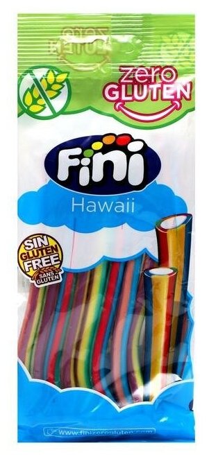 Мармелад жевательный FINI «Палочки Разноцветные» Hawaii, 80 г - фотография № 2