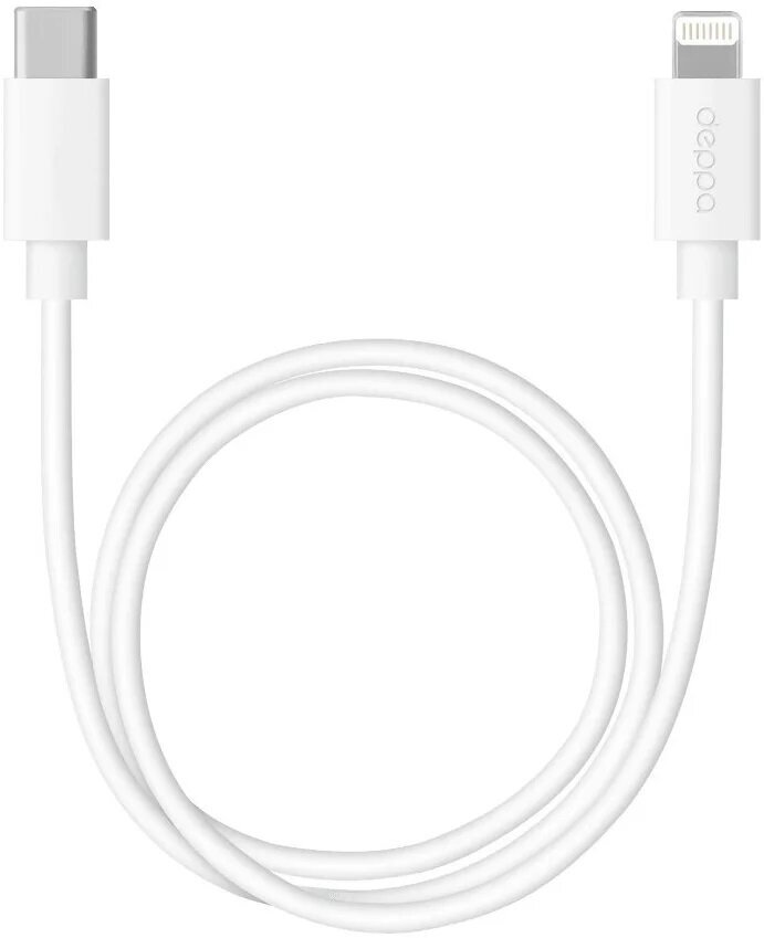 Кабель Deppa Data Cable USB Type-C - Lightning, белый (RU)