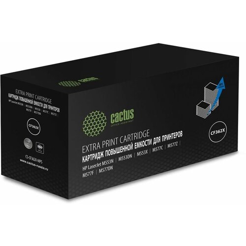 Картридж Cactus CS-CF362X-MPS, CF362XX, желтый / CS-CF362X-MPS