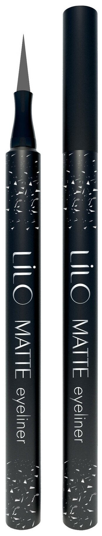 Lilo подводка-фломастер для глаз Matte Liner, оттенок серый