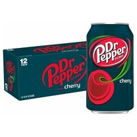 Газированный напиток Dr Pepper Cherry со вкусом вишни (США), 355 мл (12 шт)