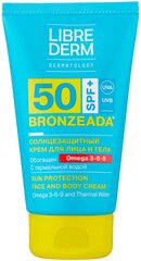 Librederm Librederm Bronzeada солнцезащитный крем для лица и тела Omega 3-6-9 SPF 50, 150 мл