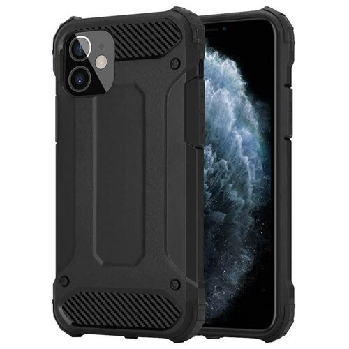 фото Противоударная накладка sgp tough armor tech для apple iphone 12 (5.4) черный opt-mobile