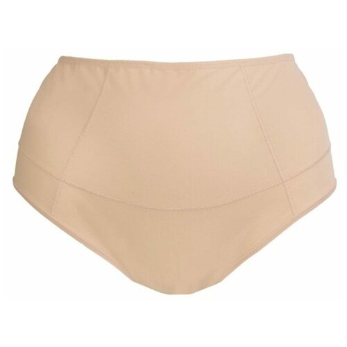 фото Milavitsa трусы слипы с высокой посадкой basic, размер 122, нюд