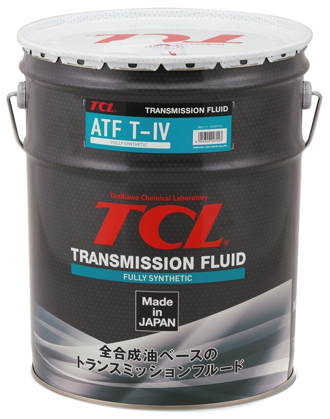Жидкость для АКПП TCL ATF TYPE T-IV, 20л A020TYT4