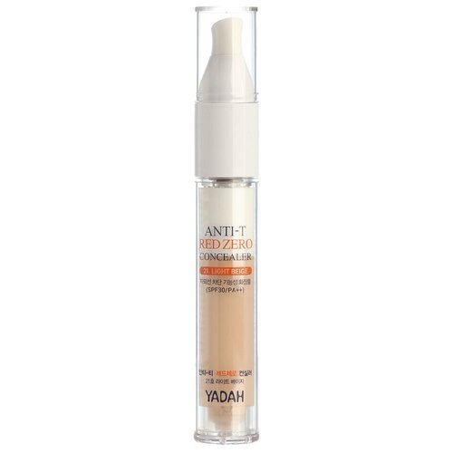 Yadah Консилер Anti-T Red Zero Concealer, оттенок 21 light beige точечный консилер для проблемной кожи yadah anti t red zero concealer 10 гр