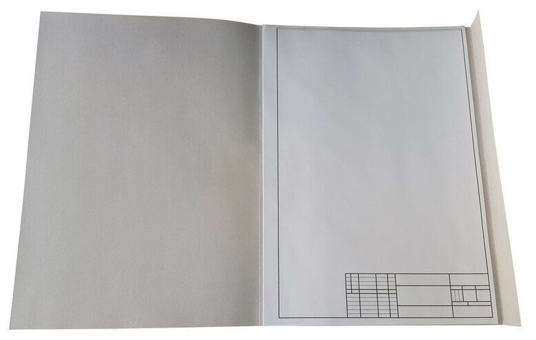 Бумага для черчения с вертикальным штампом, А3, 7 листов Альт - фото №6