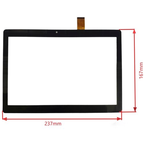 Тачскрин (сенсорное стекло) для планшета Irbis TZ184 XHSNM1002901B V0 тачскрин сенсорное стекло для планшета yj350fpc v0