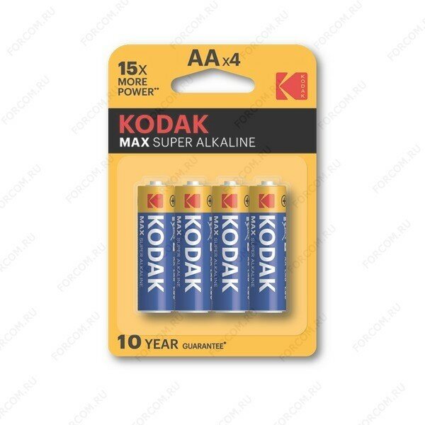 Батарейка Kodak Max LR6-4BL Б0005120 - фото №7
