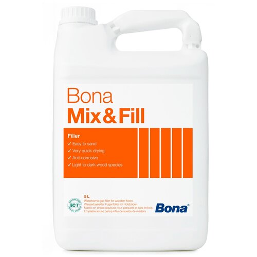 Шпатлевка Bona Mix Fill (5.00 л.) водная, бесцветная