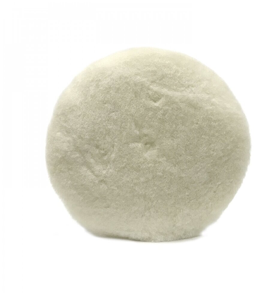 фото Шерстяной полировальный диск из натуральной овечьей шерсти RoxelPro 227125, 150мм, на липучке, 1 шт./упак.