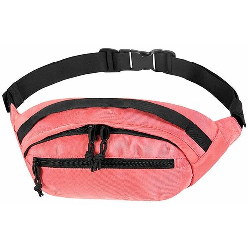 фото Сумка поясная street bags, фактура плетеная, розовый