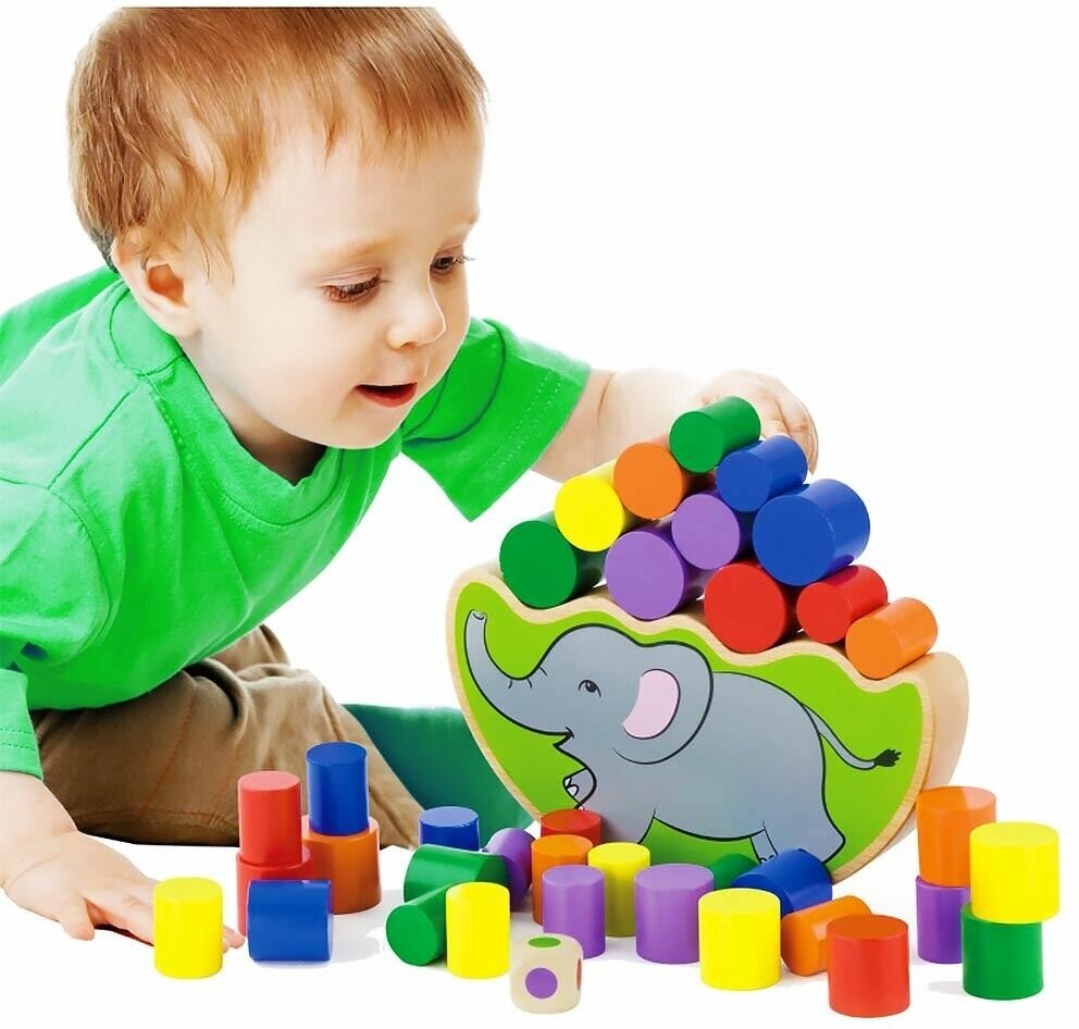 Развивающая игра Viga Toys Балансирующий слон (50390) - фото №12