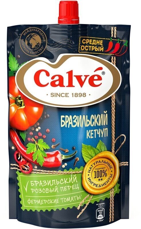 Кетчуп Calve Бразильский острый